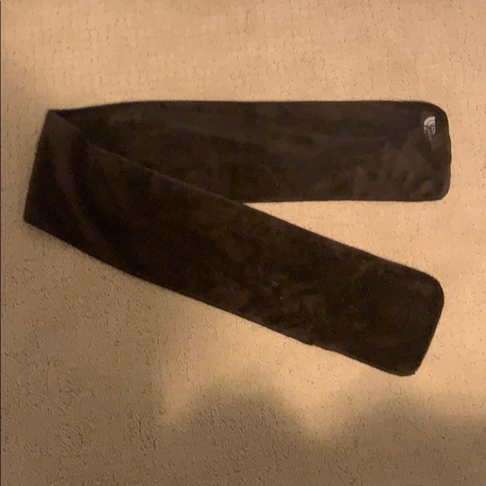 North Face Brown Fuzzy Scarf